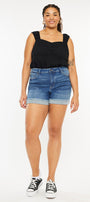 Sunny High Rise Shorts (Plus Size) - Official Kancan USA