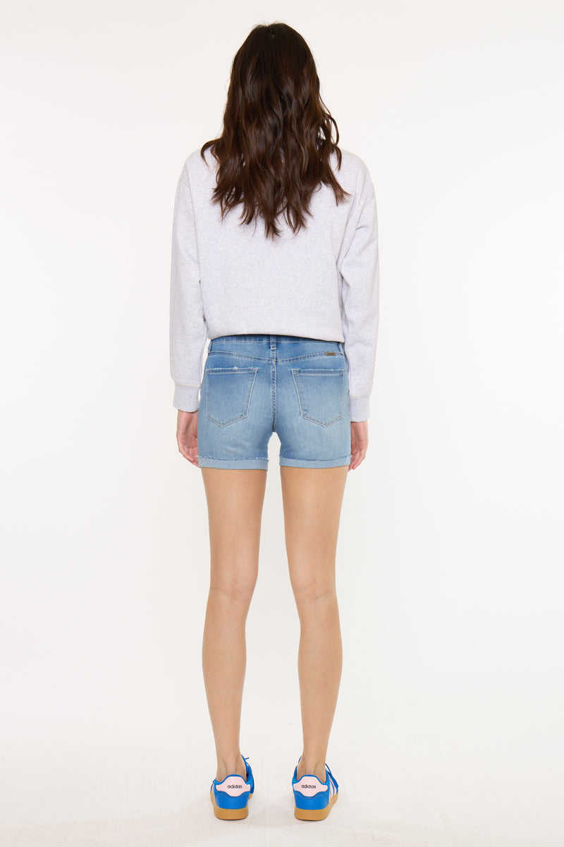 Mina Essentials Mid Rise Shorts - Official Kancan USA