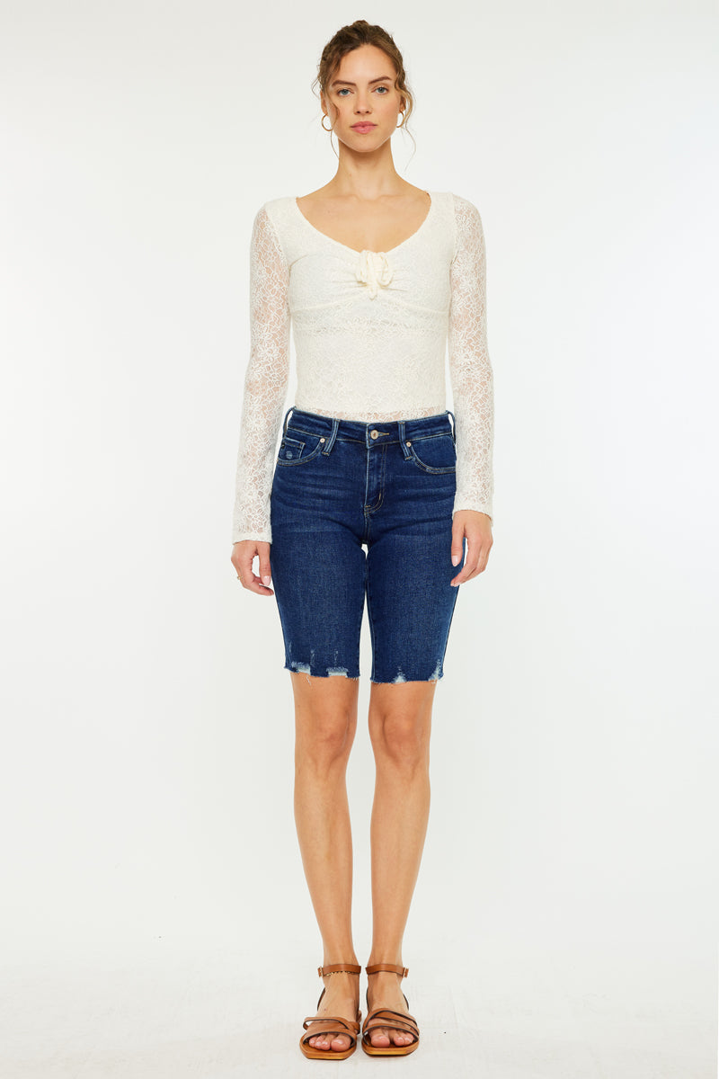 Dockweiler Mid Rise Bermuda Shorts - Official Kancan USA