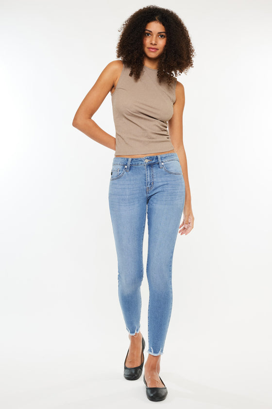 Willowbrook Mid Rise Ankle Skinny Jeans - Official Kancan USA