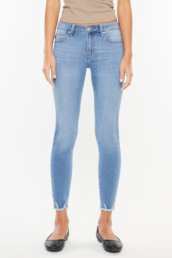 Willowbrook Mid Rise Ankle Skinny Jeans - Official Kancan USA