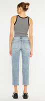 Morgana Essentials High Rise Straight Fit Leg Jeans - Official Kancan USA