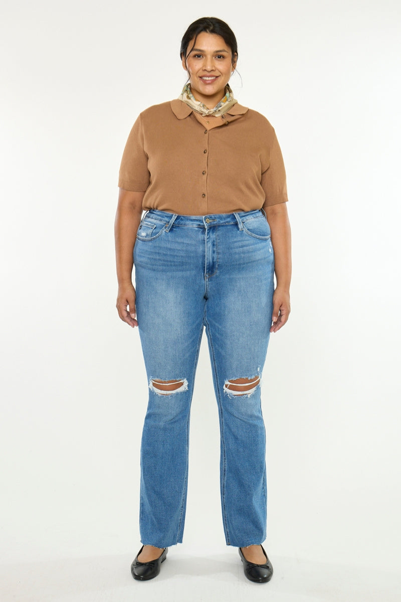 Sunflower Essentials High Rise Bootcut (Plus Size) - Official Kancan USA