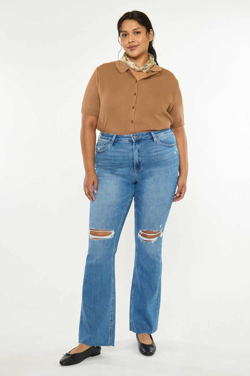 Sunflower Essentials High Rise Bootcut (Plus Size) - Official Kancan USA
