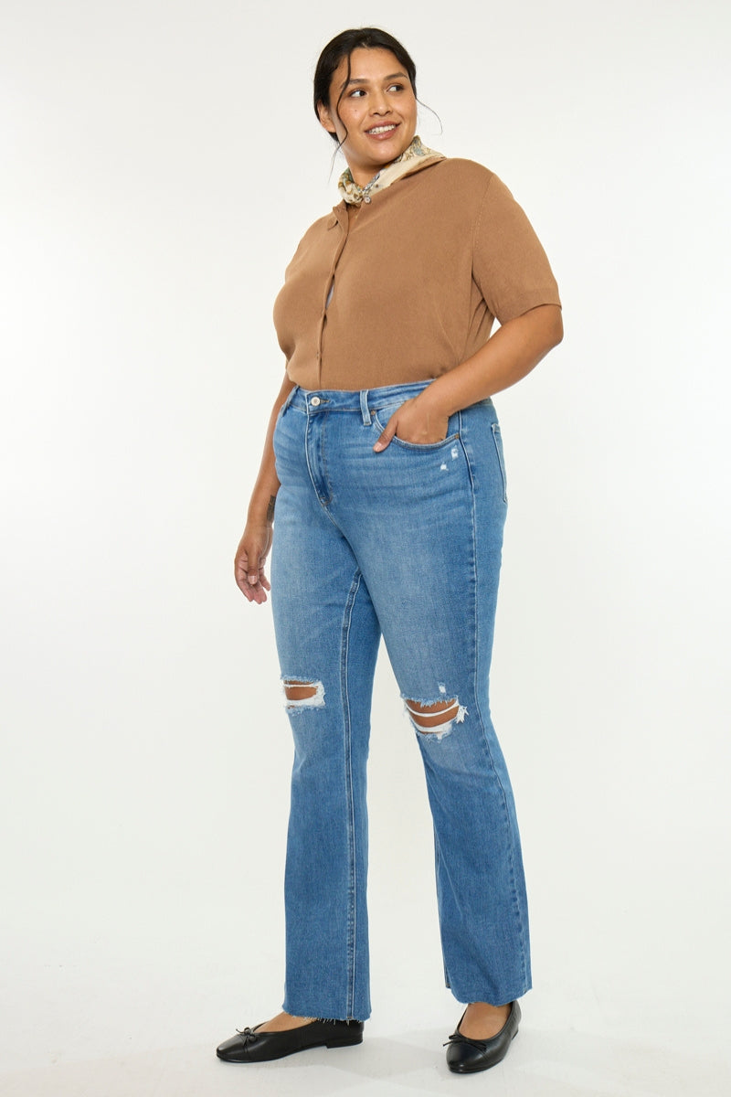 Sunflower Essentials High Rise Bootcut (Plus Size) - Official Kancan USA