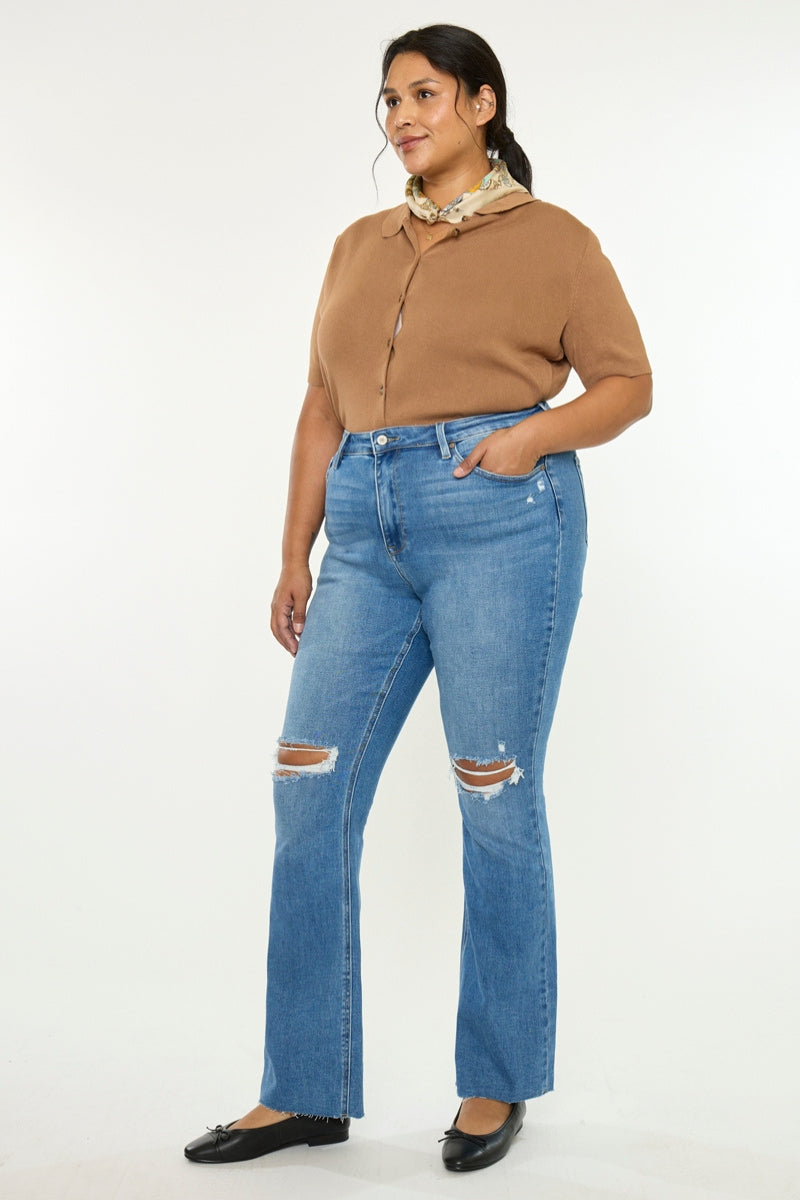 Sunflower Essentials High Rise Bootcut (Plus Size) - Official Kancan USA
