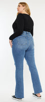 Sunflower High Rise Bootcut Jeans ( Plus Size) - Official Kancan USA