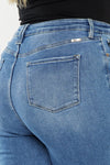 Sunflower High Rise Bootcut Jeans ( Plus Size) - Official Kancan USA
