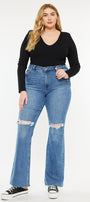 Sunflower High Rise Bootcut Jeans ( Plus Size) - Official Kancan USA
