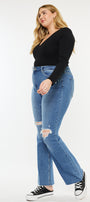 Sunflower High Rise Bootcut Jeans ( Plus Size) - Official Kancan USA