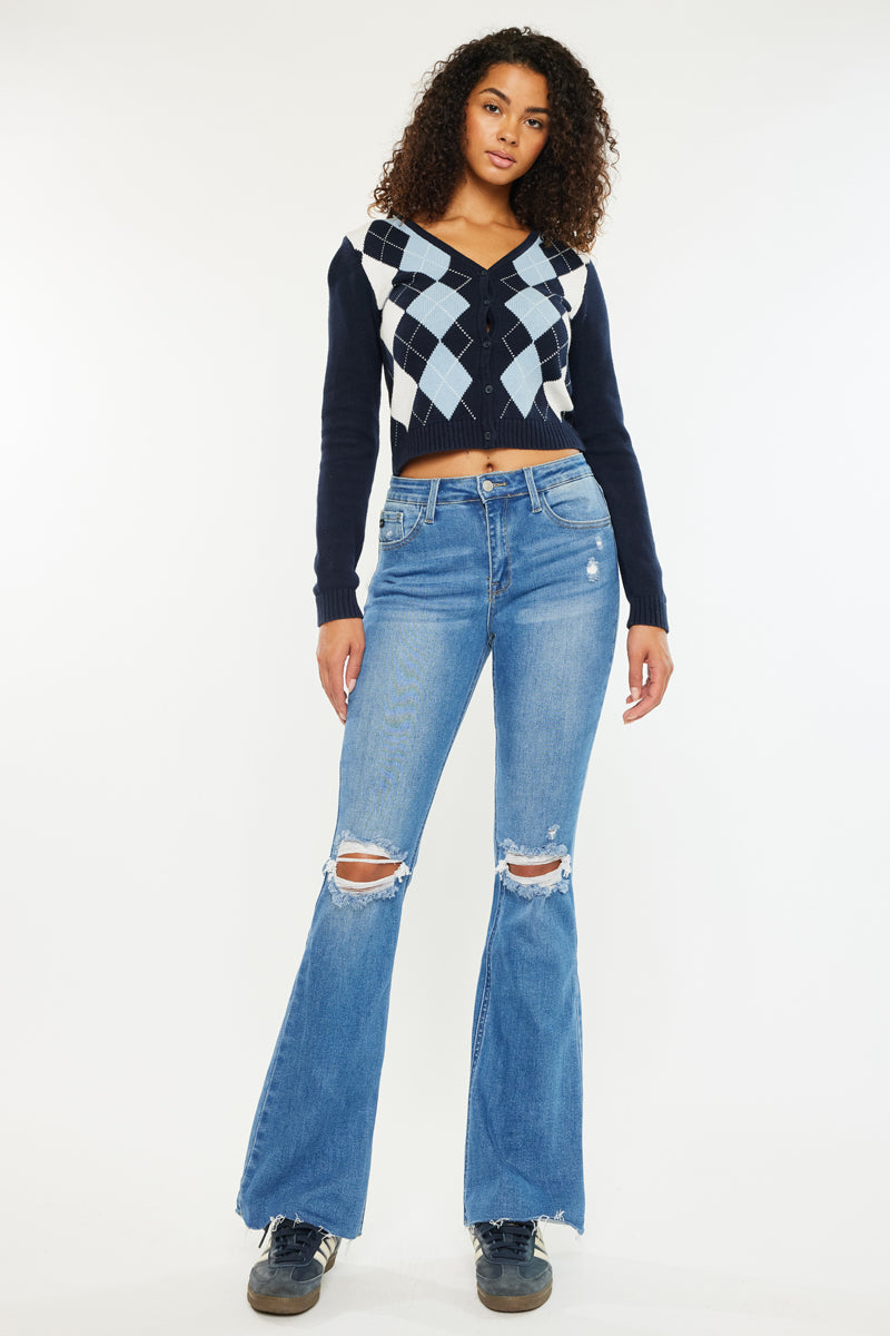Eva High Rise Bootcut Jeans - Official Kancan USA
