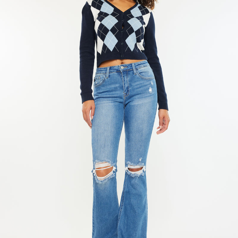 Eva High Rise Bootcut Jeans - Official Kancan USA