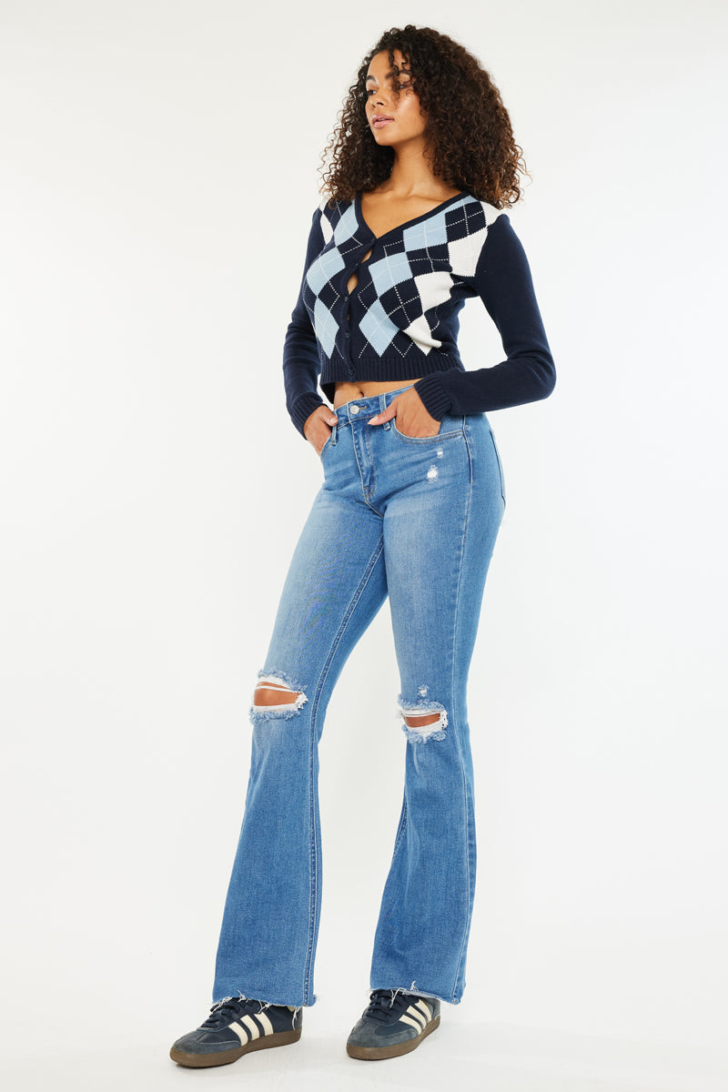 Eva High Rise Bootcut Jeans - Official Kancan USA