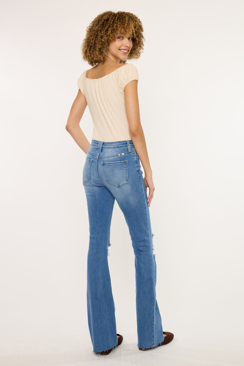 Eva Essentials High Rise Bootcut Jeans - Official Kancan USA
