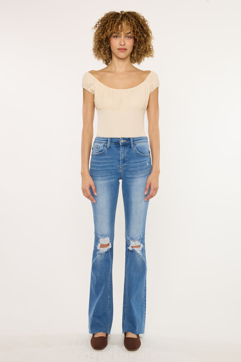 Eva Essentials High Rise Bootcut Jeans - Official Kancan USA