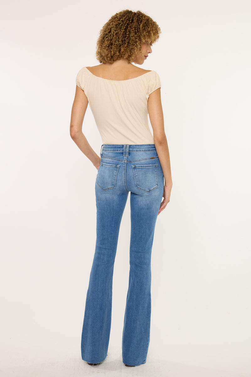 Eva Essentials High Rise Bootcut Jeans - Official Kancan USA