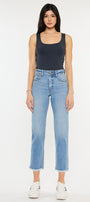 Nancy High Rise Slim Straight Leg Jeans - Official Kancan USA