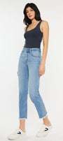 Nancy High Rise Slim Straight Leg Jeans - Official Kancan USA