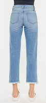 Nancy High Rise Slim Straight Leg Jeans - Official Kancan USA