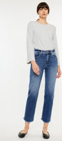 Nancy High Rise Slim Straight Leg Jeans - Official Kancan USA