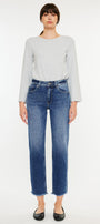 Nancy High Rise Slim Straight Leg Jeans - Official Kancan USA
