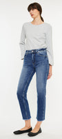 Nancy High Rise Slim Straight Leg Jeans - Official Kancan USA