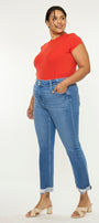 Esme Essentials High Rise Slim Straight (Plus Size) - Official Kancan USA