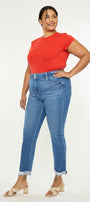 Esme Essentials High Rise Slim Straight (Plus Size) - Official Kancan USA