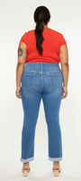 Esme Essentials High Rise Slim Straight (Plus Size) - Official Kancan USA