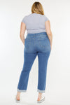 Esme Essentials High Rise Slim Straight Leg Jeans (Plus Size)