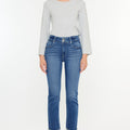 Esme High Rise Slim Straight Leg Jeans - Official Kancan USA