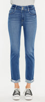Esme High Rise Slim Straight Leg Jeans - Official Kancan USA