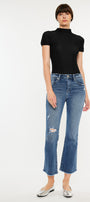 Honey High Rise Cropped Bootcut Jeans - Official Kancan USA