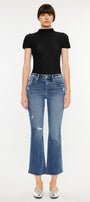 Honey High Rise Cropped Bootcut Jeans - Official Kancan USA