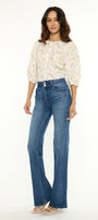 Avonlea High Rise Wide Flare Jeans – Stretch Denim - Official Kancan USA