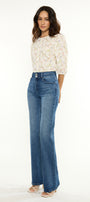 Avonlea High Rise Wide Flare Jeans – Stretch Denim - Official Kancan USA