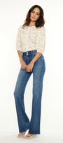 Avonlea High Rise Wide Flare Jeans – Stretch Denim - Official Kancan USA