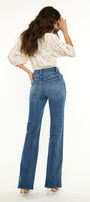 Avonlea High Rise Wide Flare Jeans – Stretch Denim - Official Kancan USA