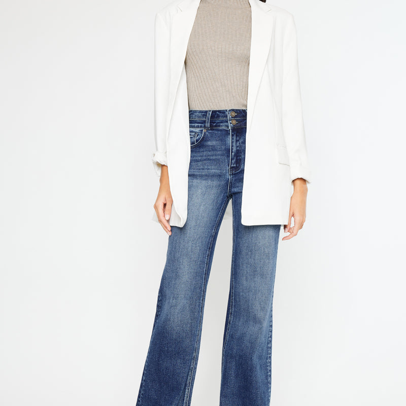 Onyx Ultra High Rise Holly Flare Jeans - Official Kancan USA