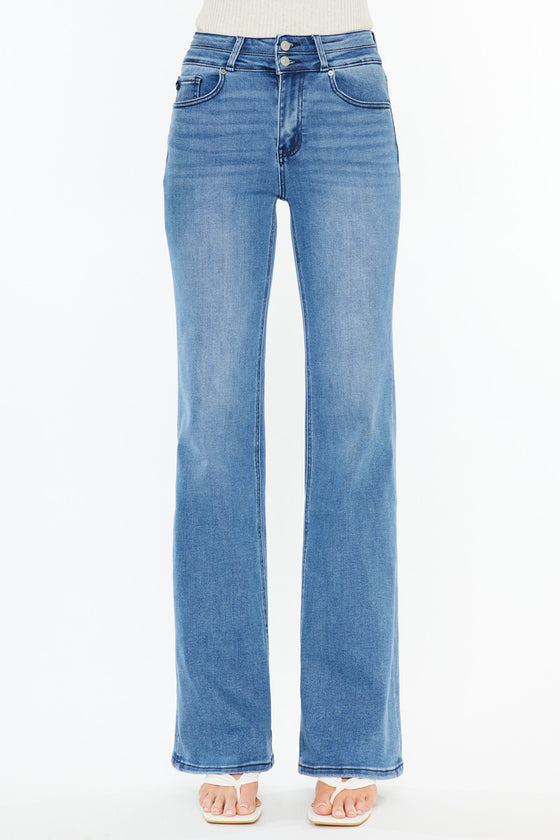 Onyx Ultra High Rise Wide Flare Jeans - Official Kancan USA