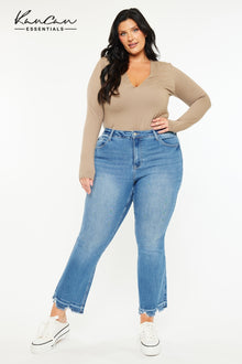  Vera Essentials High Rise Crop Bootcut (Plus Size) - Official Kancan USA