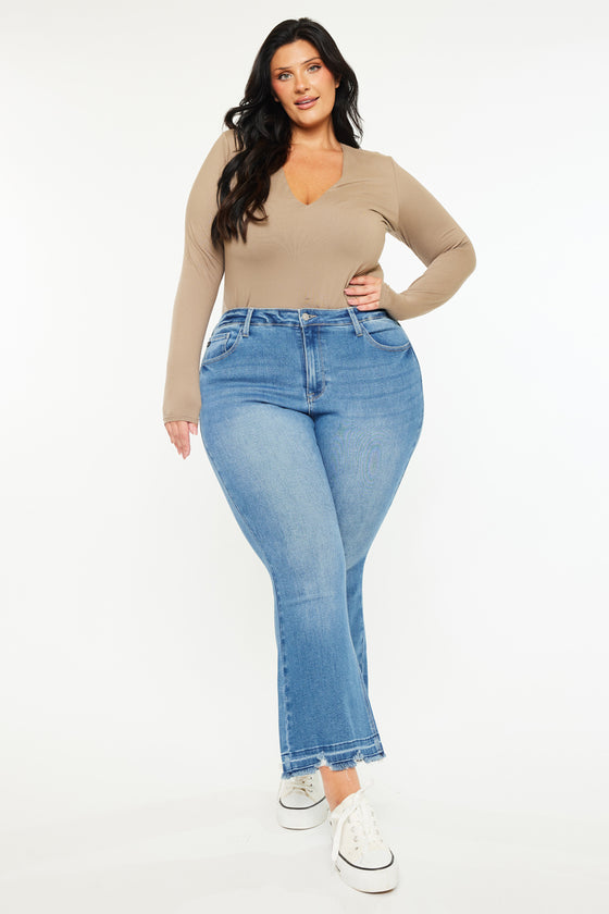 Vera High Rise Crop Bootcut (Plus Size) - Official Kancan USA