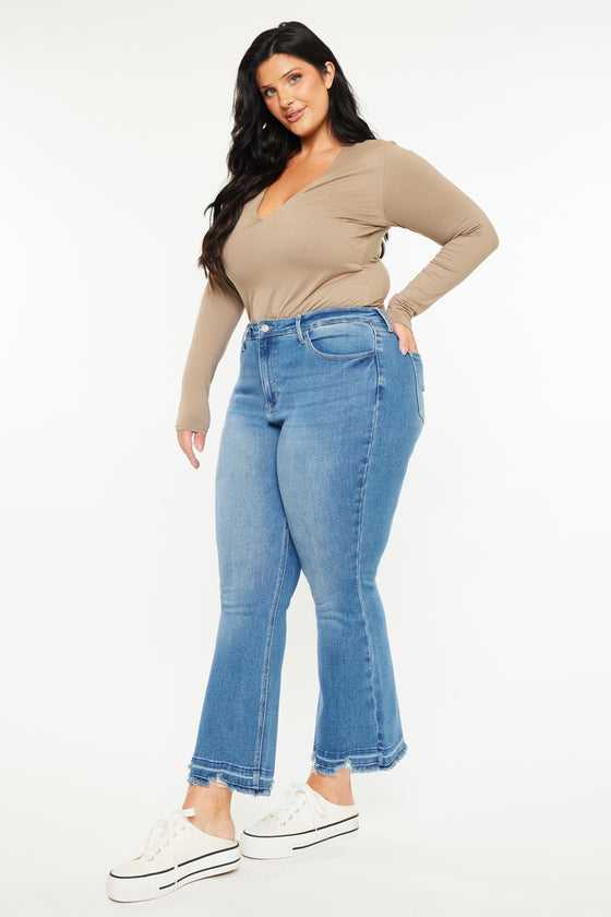 Vera High Rise Crop Bootcut (Plus Size) - Official Kancan USA