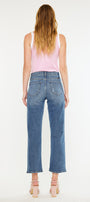 Jordana Essentials High Rise True Straight Leg Jeans - Official Kancan USA