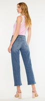 Jordana Essentials High Rise True Straight Leg Jeans - Official Kancan USA