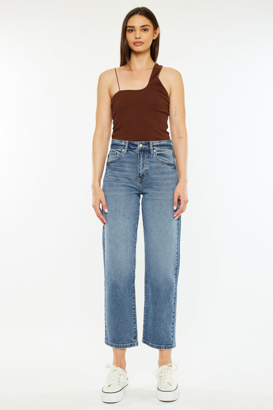 Jordana High Rise True Straight Jeans - Official Kancan USA