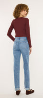 Kianna Essentials High Rise Slim Straight Leg Jeans - Official Kancan USA