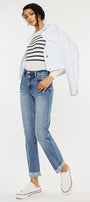 Kianna High Rise Slim Straight Jeans - Official Kancan USA