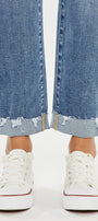 Kianna High Rise Slim Straight Jeans - Official Kancan USA