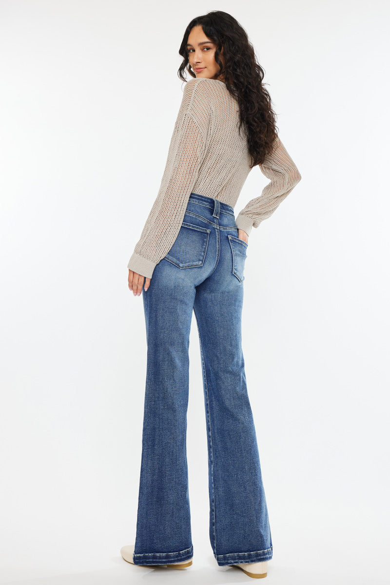 Avonlea High Rise Wide Leg Flare - Official Kancan USA
